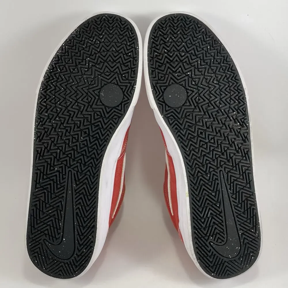 Nike Charge Canvas SB Mens Size 11 Mystic Red Causal Shoes CD6279-601 Lace Up